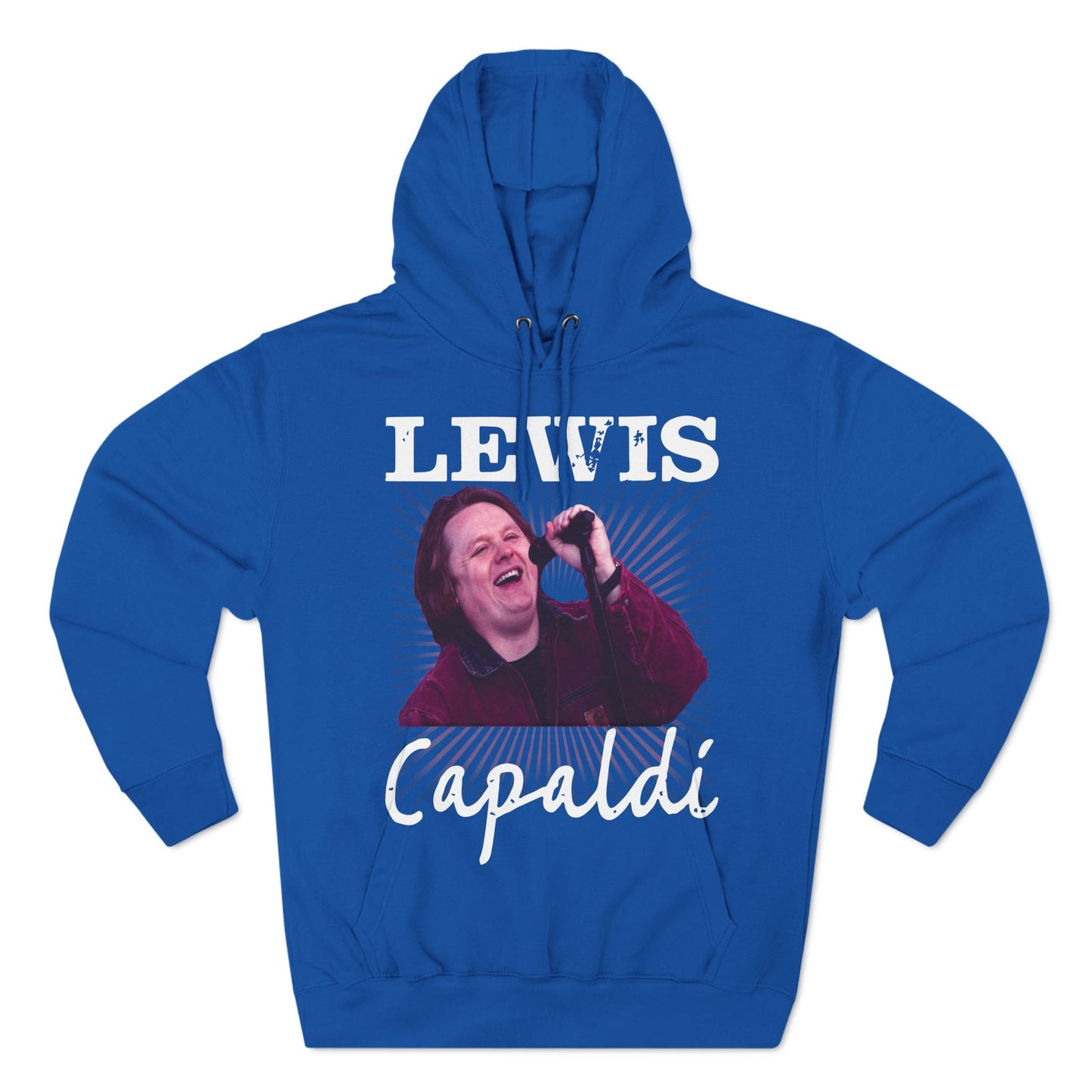 Lewis Capaldi Three-Panel Fleece Hoodie - Graphic