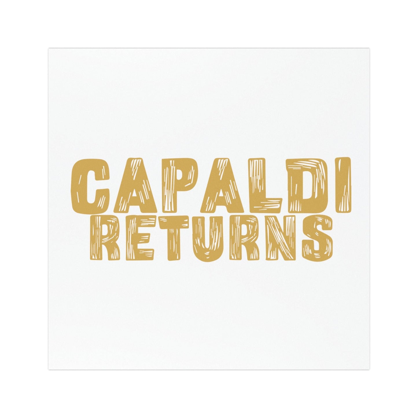 Lewis Capaldi Car Magnets - Capaldi Returns