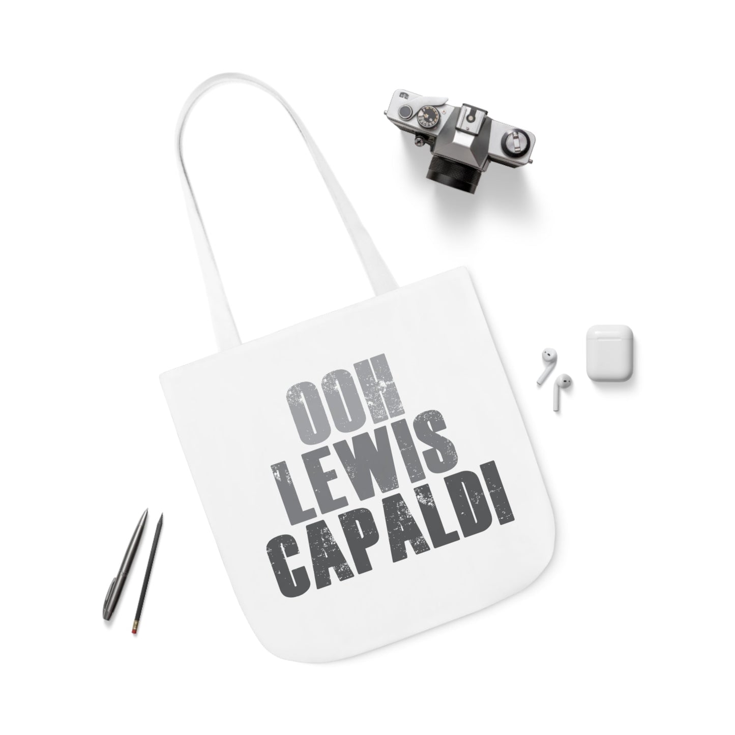 Lewis Capaldi Canvas Tote Bag - Ooh Lewis Capaldi