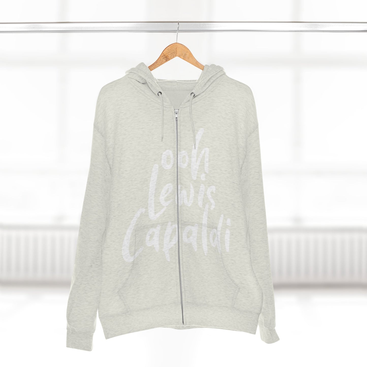 Lewis Capaldi Unisex Zip Hoodie - Ooh Lewis Capaldi