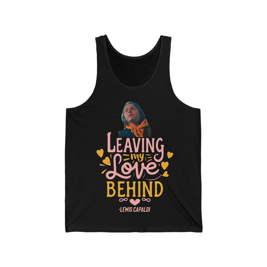 Lewis Capaldi Unisex Jersey Tank Top - Leaving my love behind