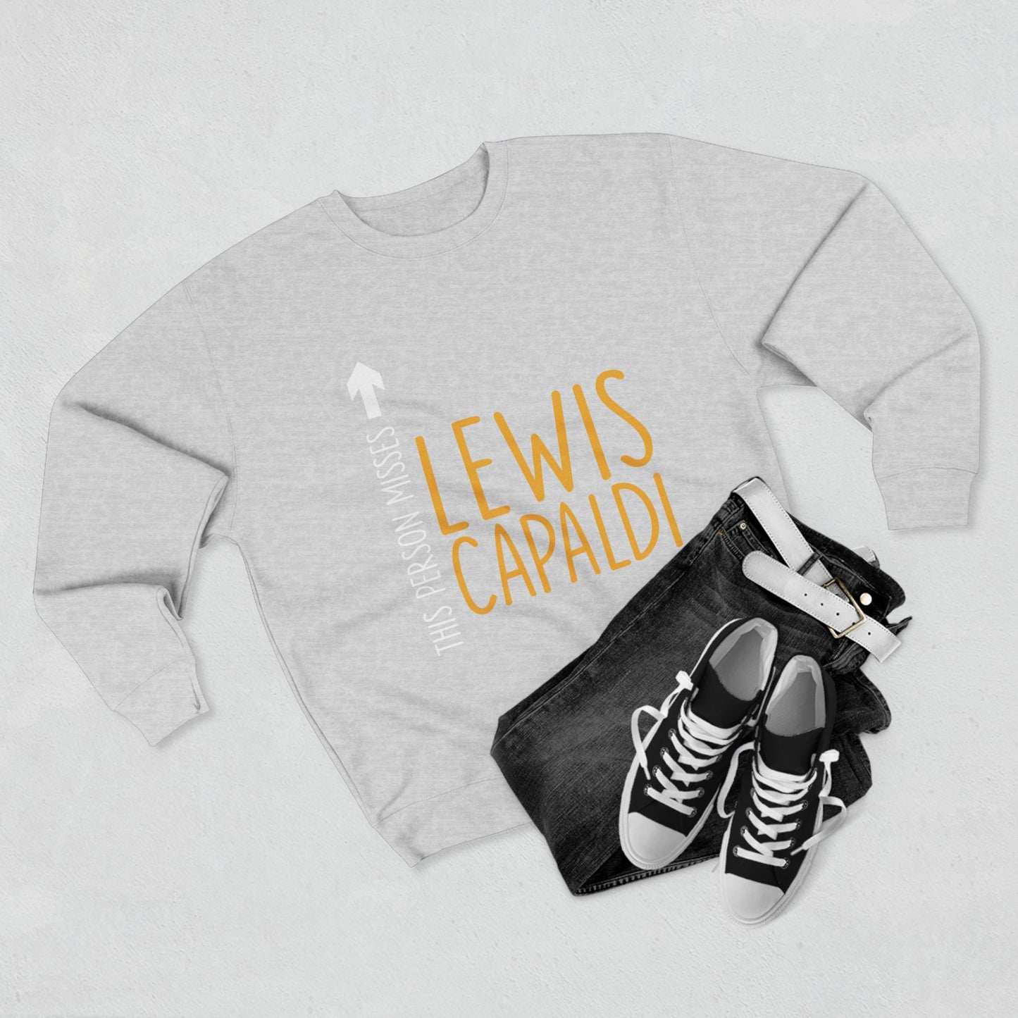 Lewis Capaldi Unisex Crewneck Sweatshirt - This Person Misses Lewis Capaldi