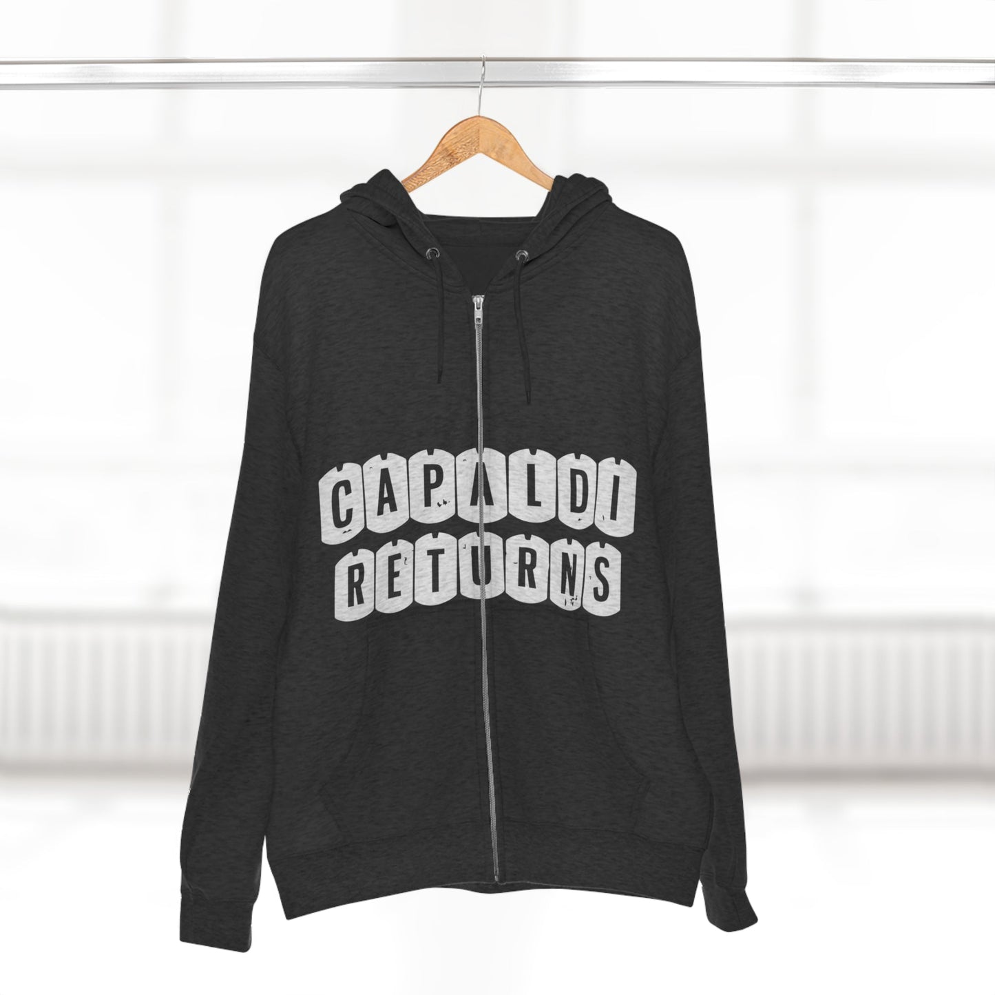 Lewis Capaldi Unisex Zip Hoodie - Capaldi returns