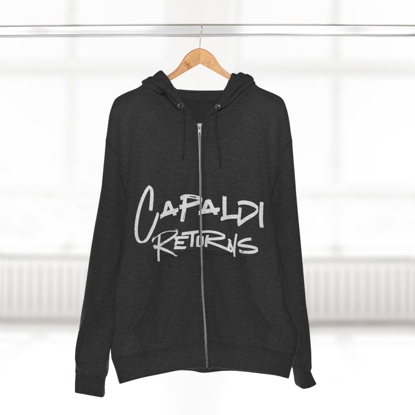 Lewis Capaldi Unisex Zip Hoodie - Capaldi returns