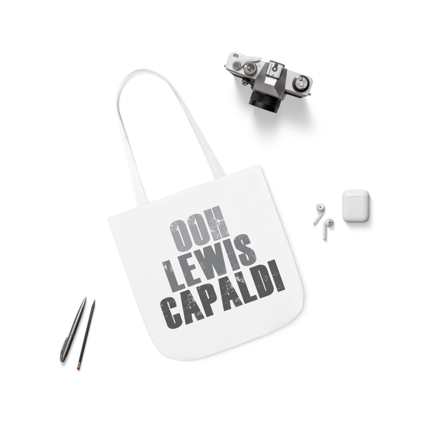 Lewis Capaldi Canvas Tote Bag - Ooh Lewis Capaldi