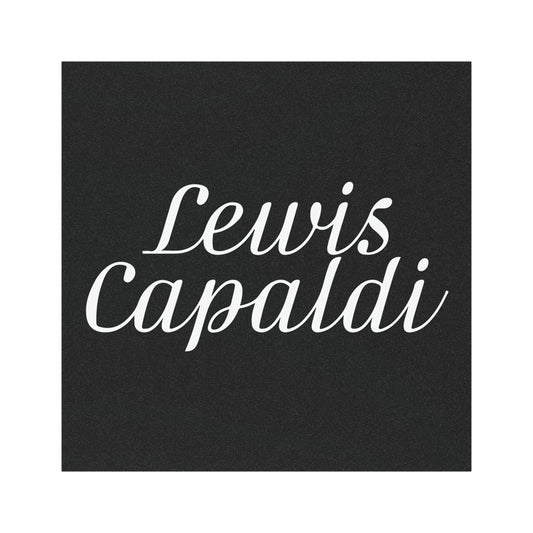 Lewis Capaldi Car Magnet - Writing