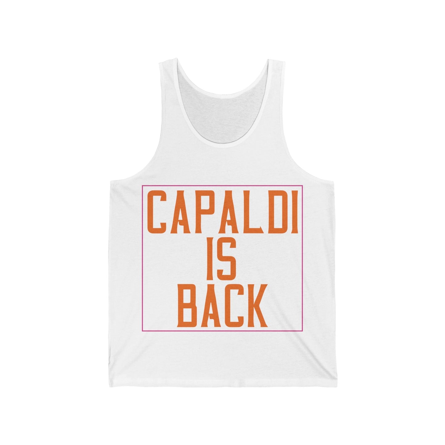 Lewis Capaldi Unisex Jersey Tank Top - Capaldi Is back