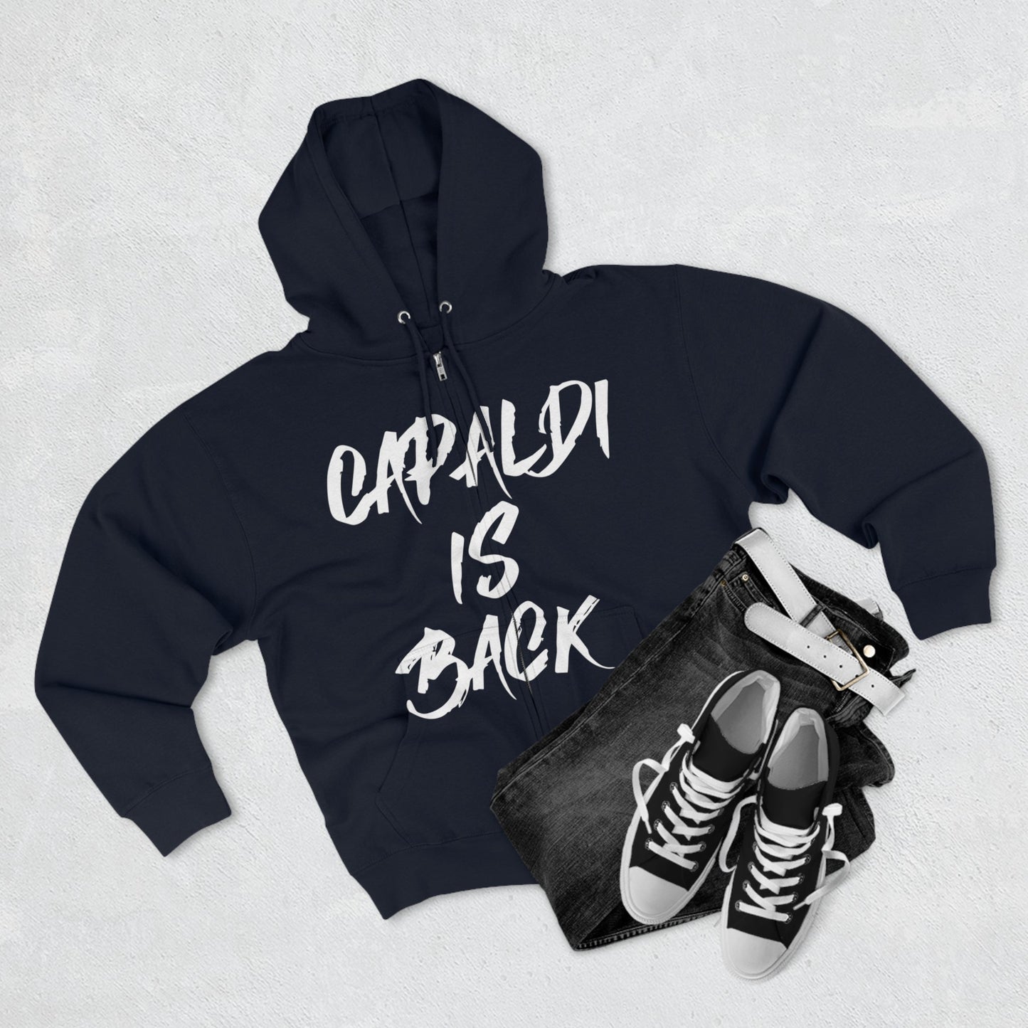 Lewis Capaldi Unisex Zip Hoodie - Capaldi is back