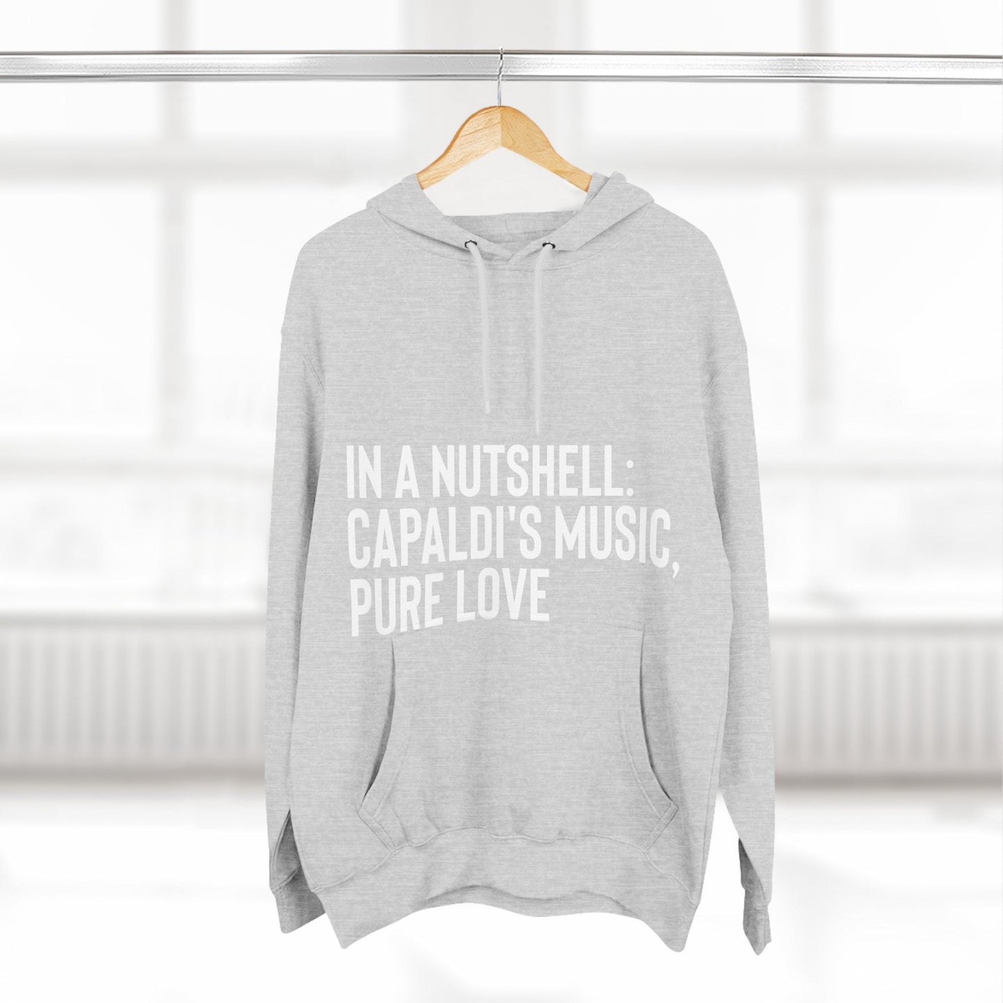 Lewis Capaldi Three-Panel Fleece Hoodie - In a nutshell