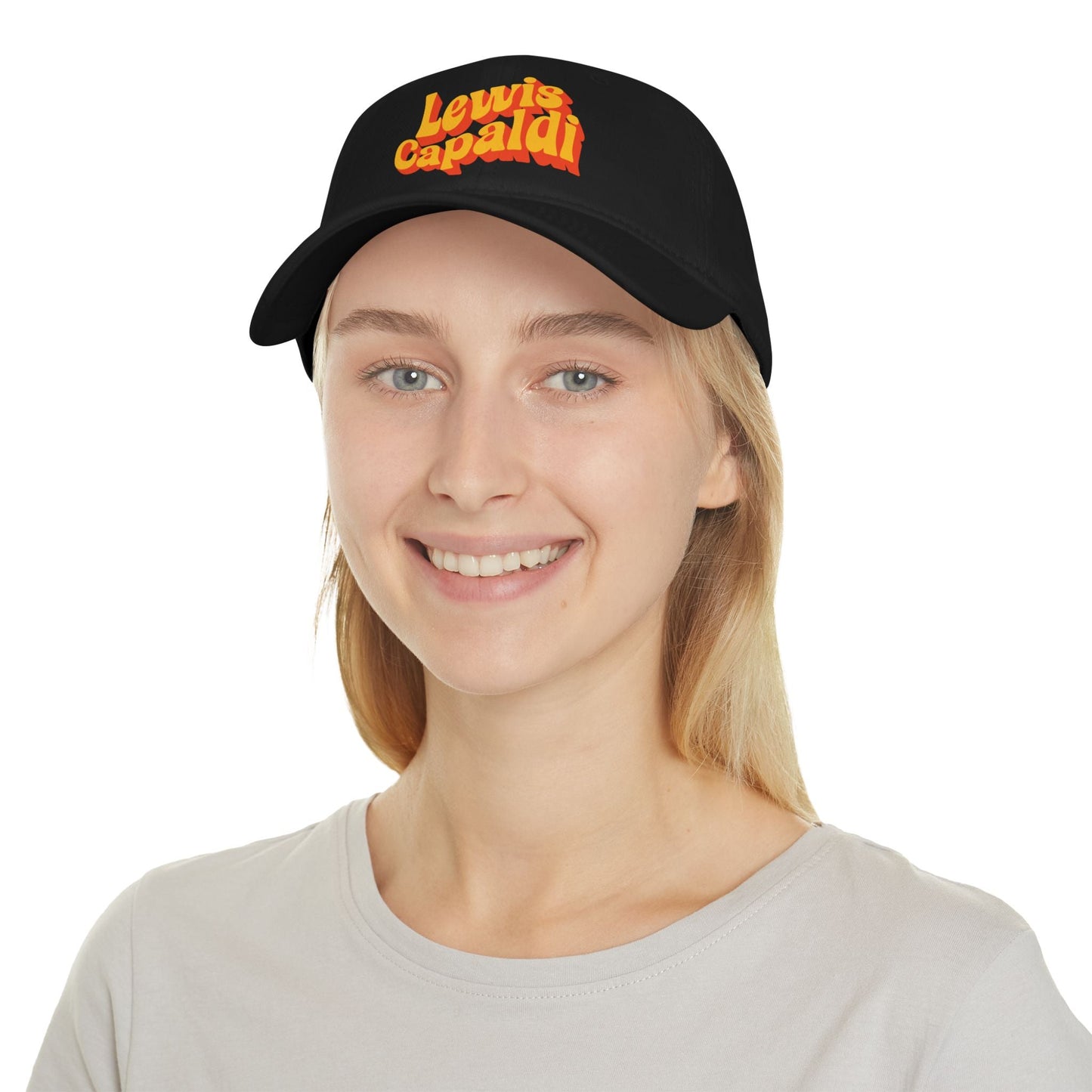 Lewis Capaldi Low Profile Baseball Hat - Writing