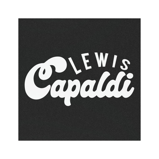 Lewis Capaldi Car Magnet - Writing