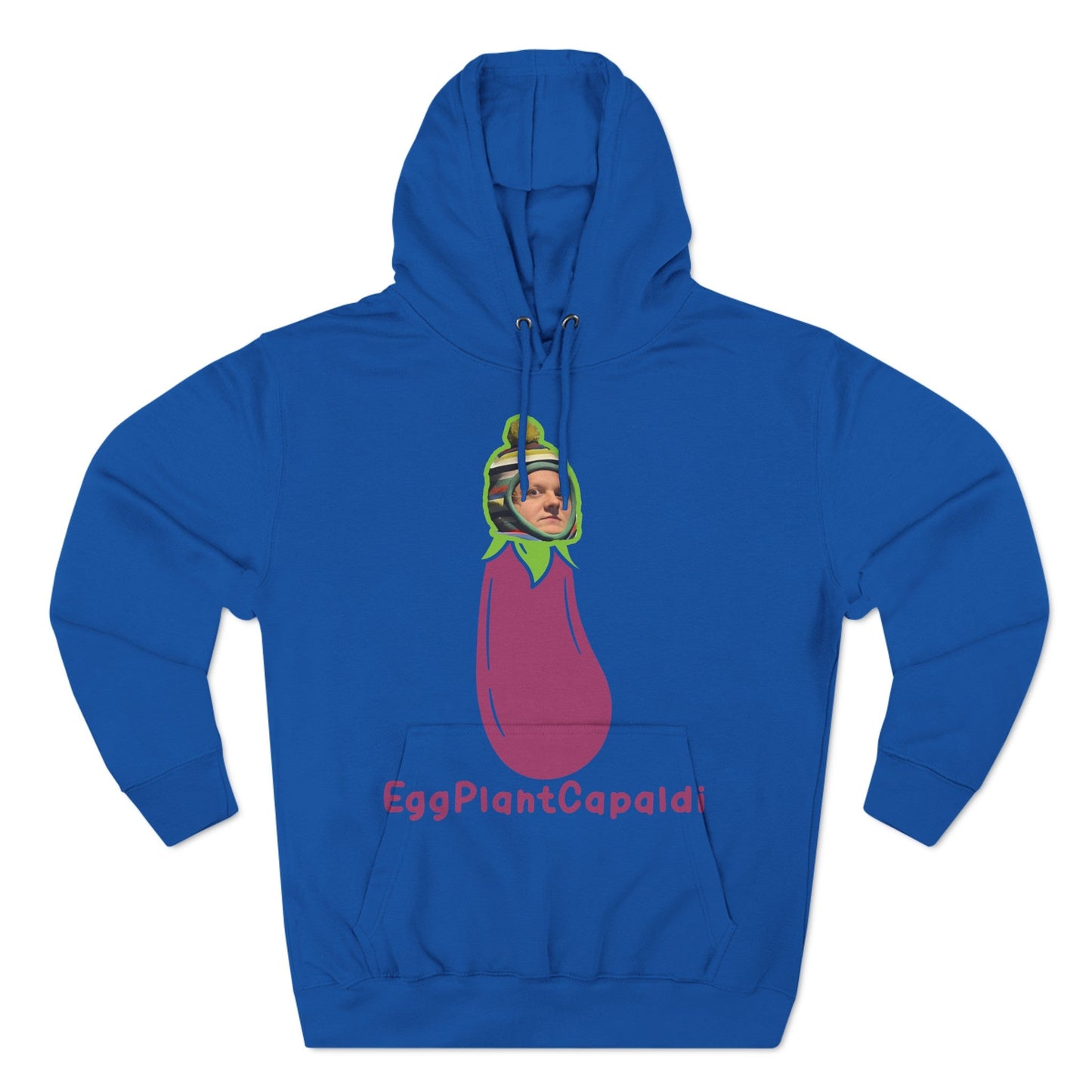 Lewis Capaldi Three-Panel Fleece Hoodie - Egg Plant Capaldi