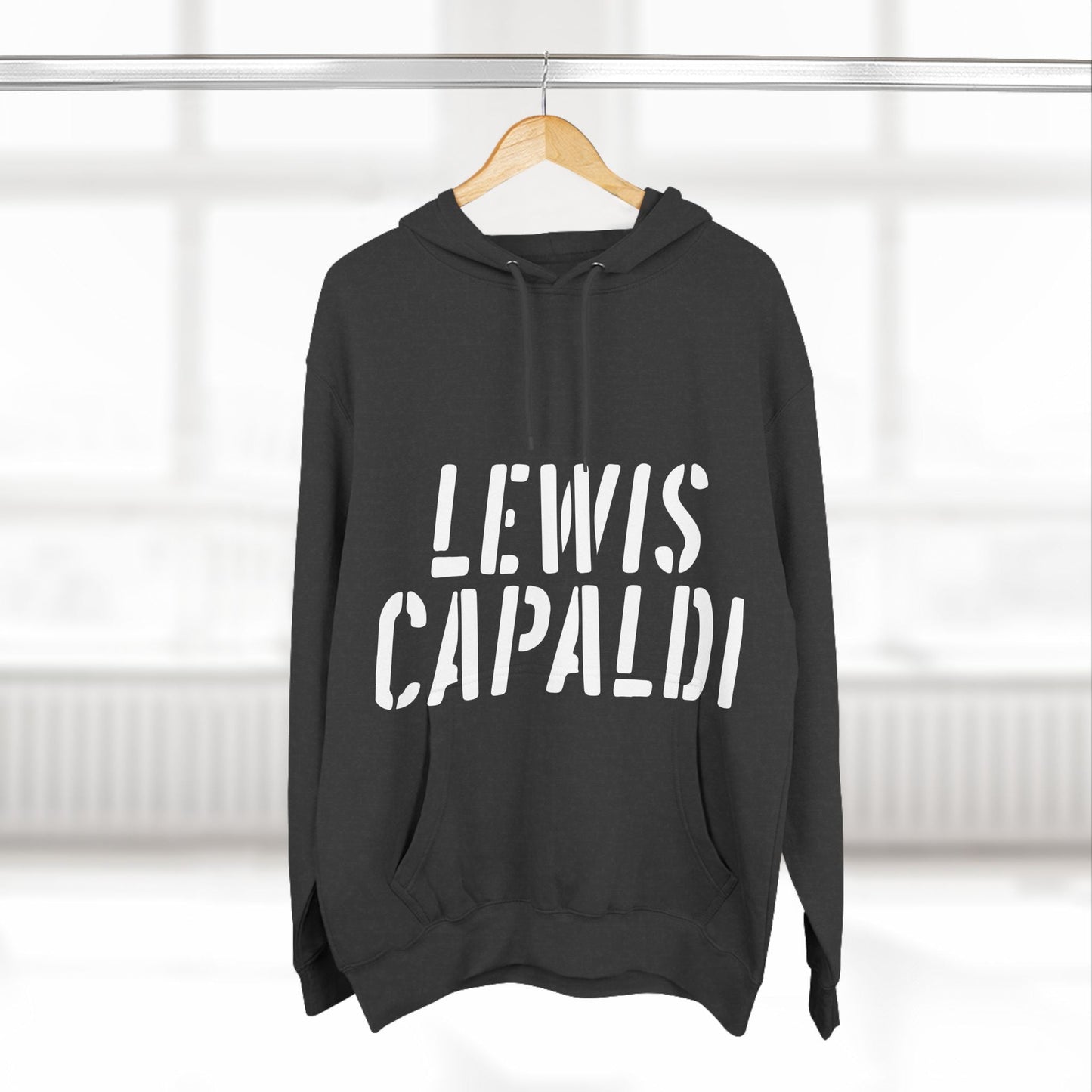 Lewis Capaldi Three-Panel Fleece Hoodie - Writing