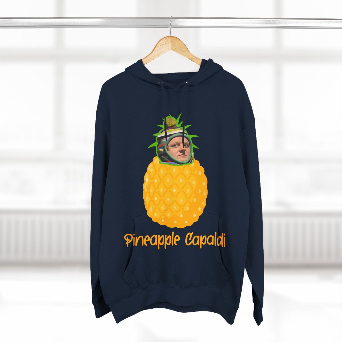 Lewis Capaldi Three-Panel Fleece Hoodie - Pineapple Capaldi