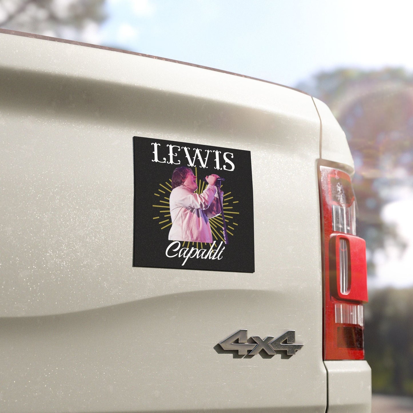 Lewis Capaldi Car Magnet - Graphic