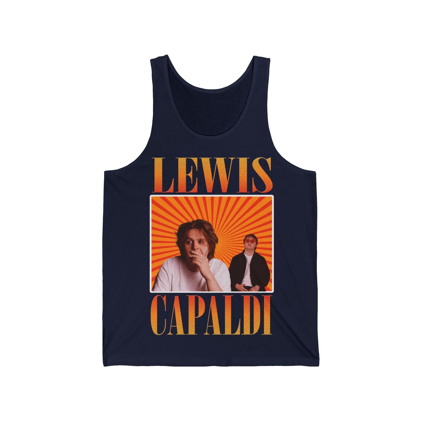 Lewis Capaldi Unisex Jersey Tank Top - Graphic