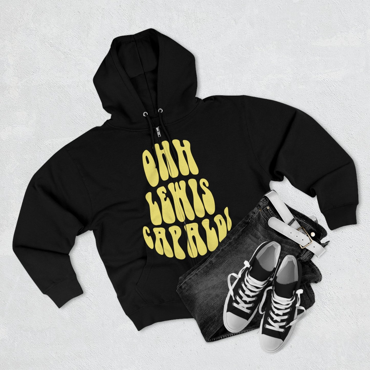 Lewis Capaldi Unisex Zip Hoodie - Ooh Lewis Capaldi