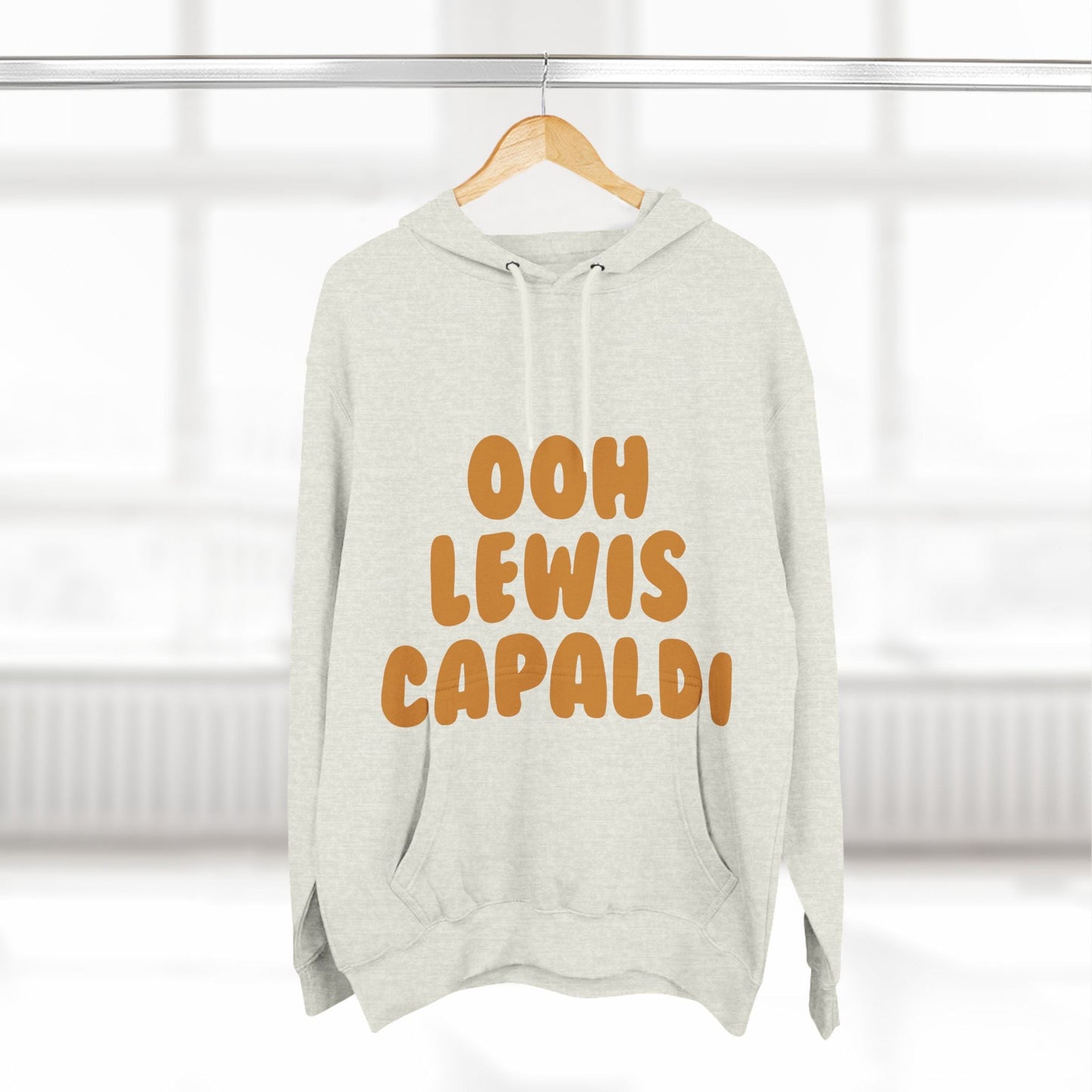 Lewis Capaldi Three-Panel Fleece Hoodie - Ooh Lewis Capaldi