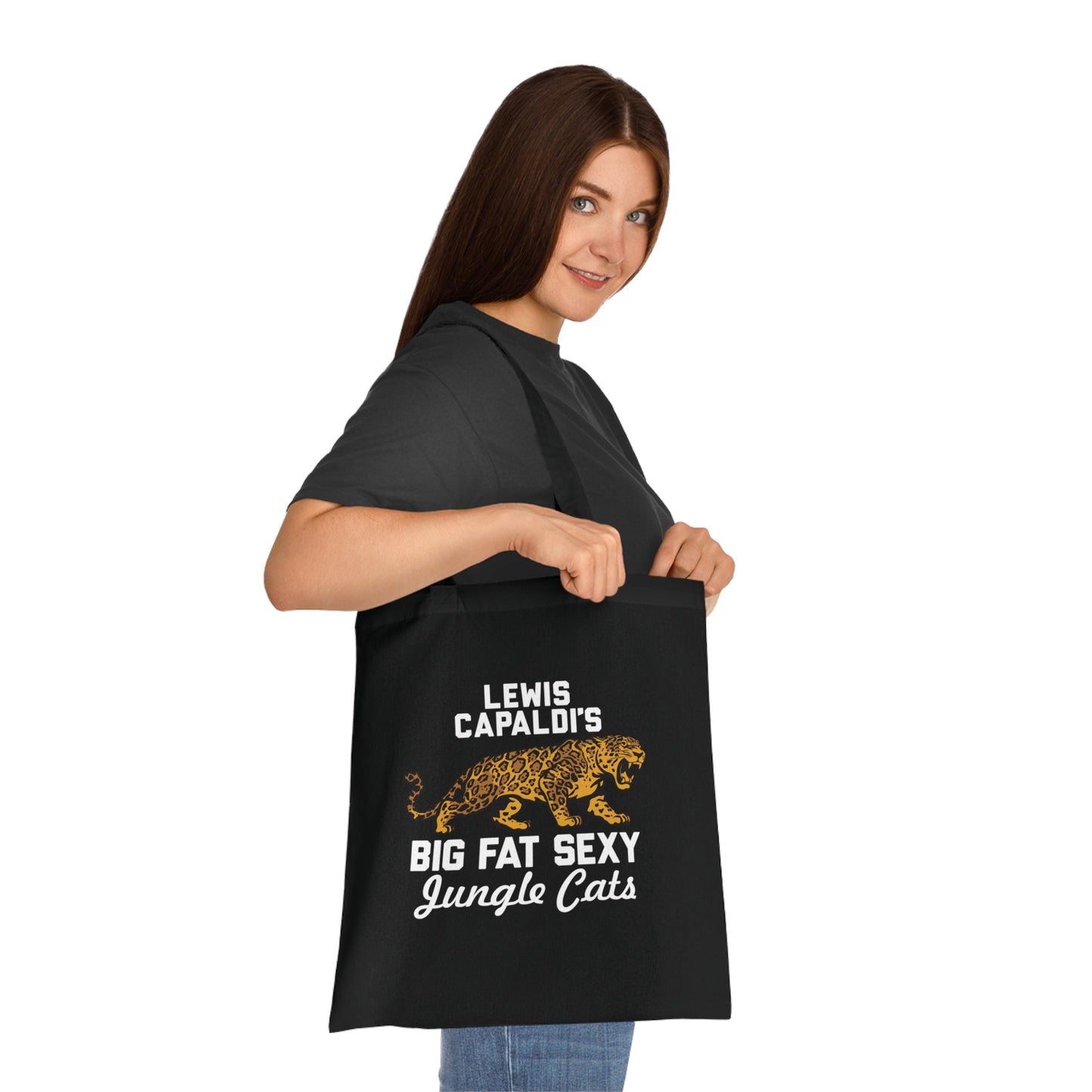 Lewis Capaldi Cotton Tote Bag - Big Fat Sexy Jungle Cats