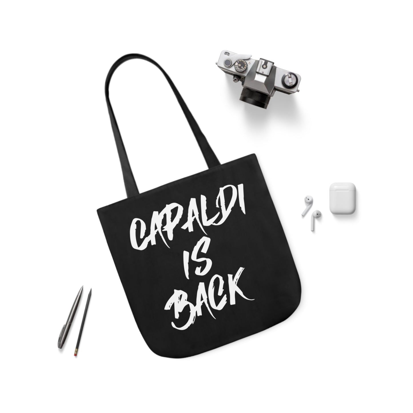 Lewis Capaldi Canvas Tote Bag - Capaldi is  back