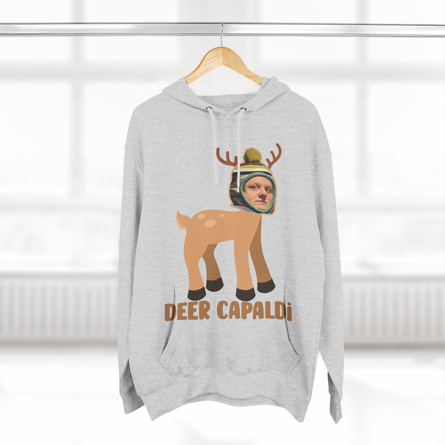 Lewis Capaldi Three-Panel Fleece Hoodie - Deer Capaldi