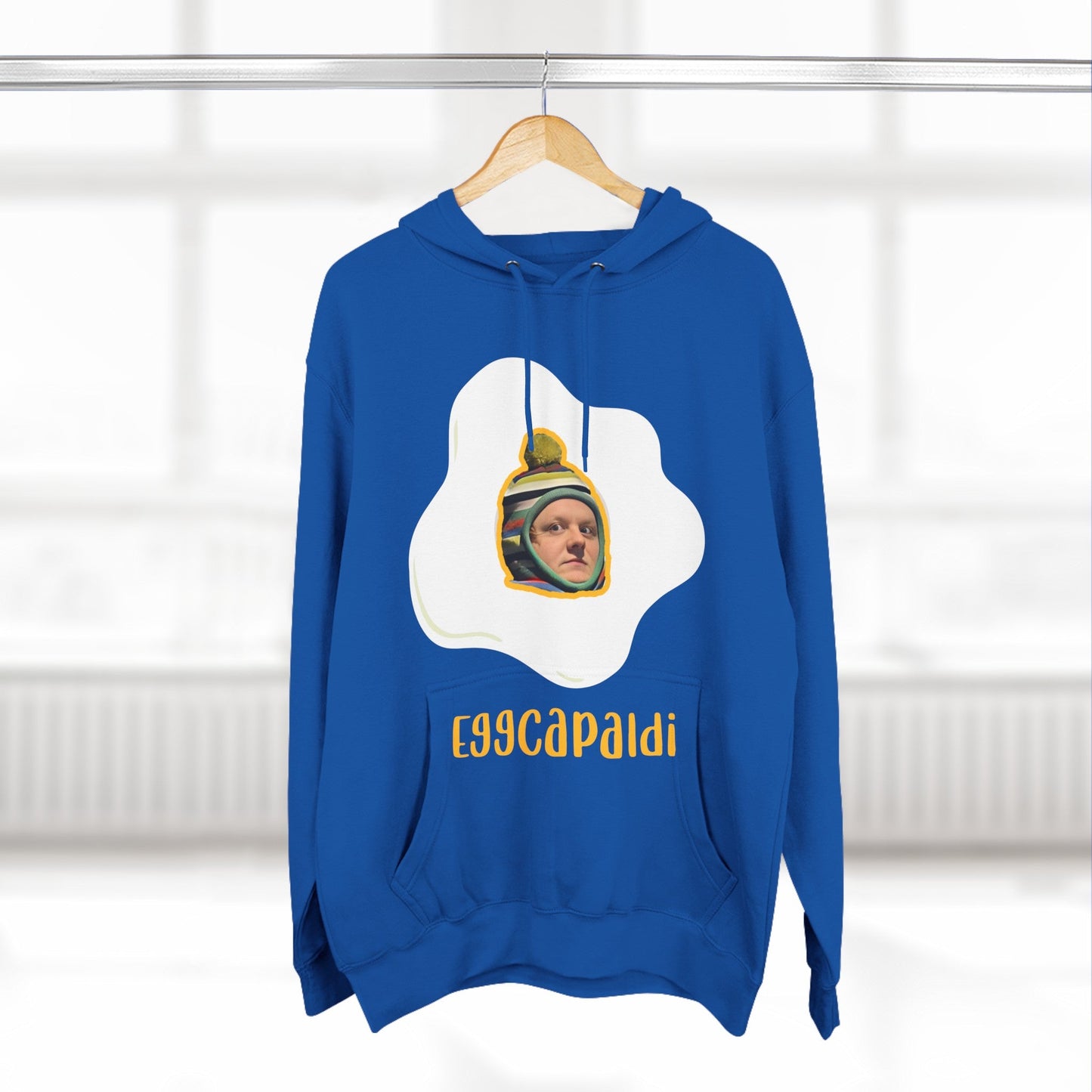 Lewis Capaldi Three-Panel Fleece Hoodie - Egg Capaldi