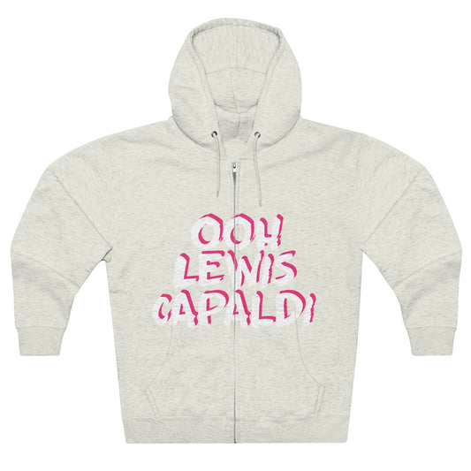 Lewis Capaldi Unisex Zip Hoodie - Ooh Lewis Capaldi