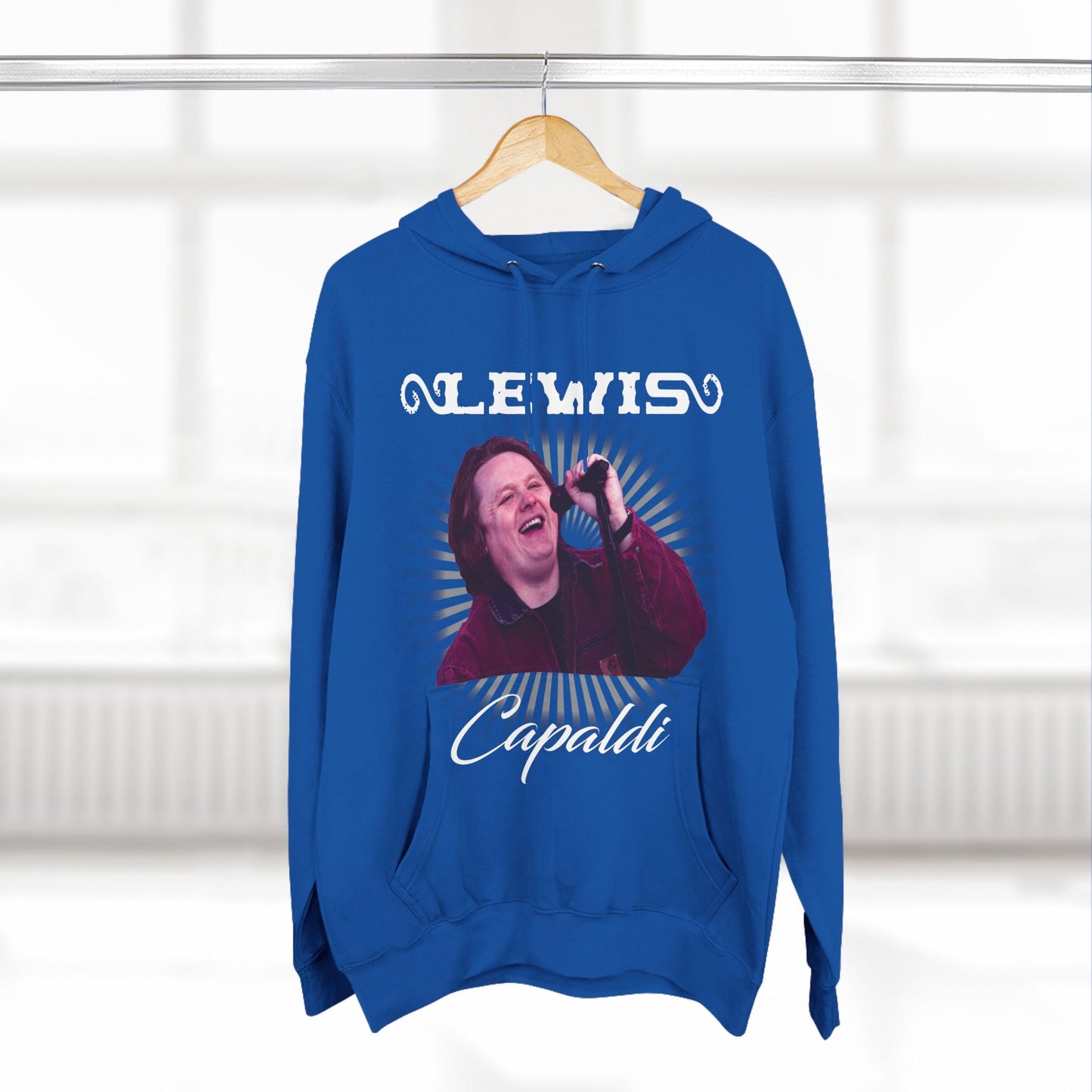 Lewis Capaldi Three-Panel Fleece Hoodie - Graphic