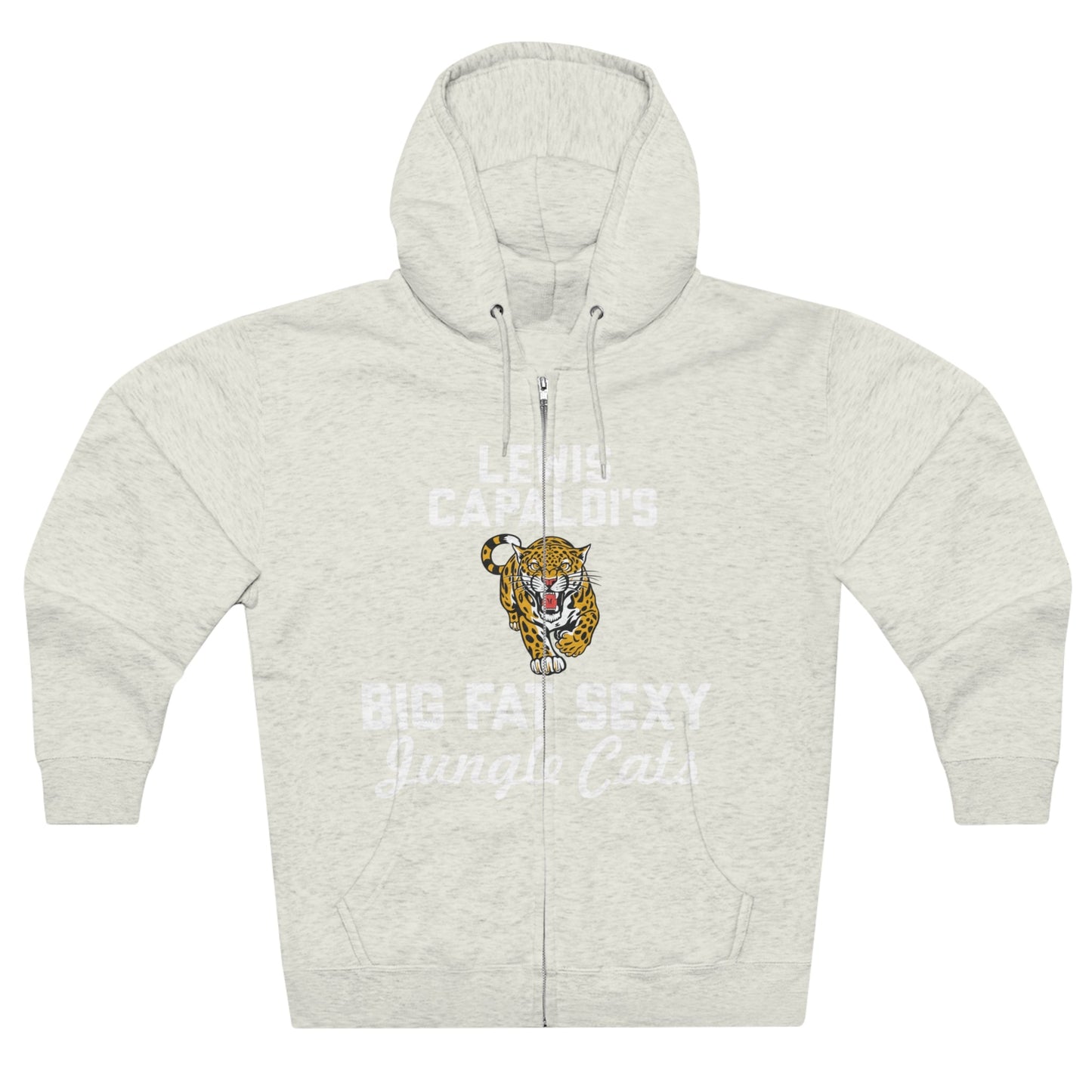 Lewis Capaldi Unisex Zip Hoodie - Big Fat Sexy Jungle Cats