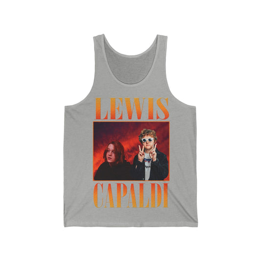 Lewis Capaldi Unisex Jersey Tank Top - Graphic