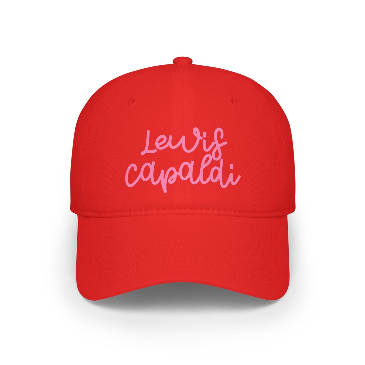 Lewis Capaldi Low Profile Baseball Hat - Writing