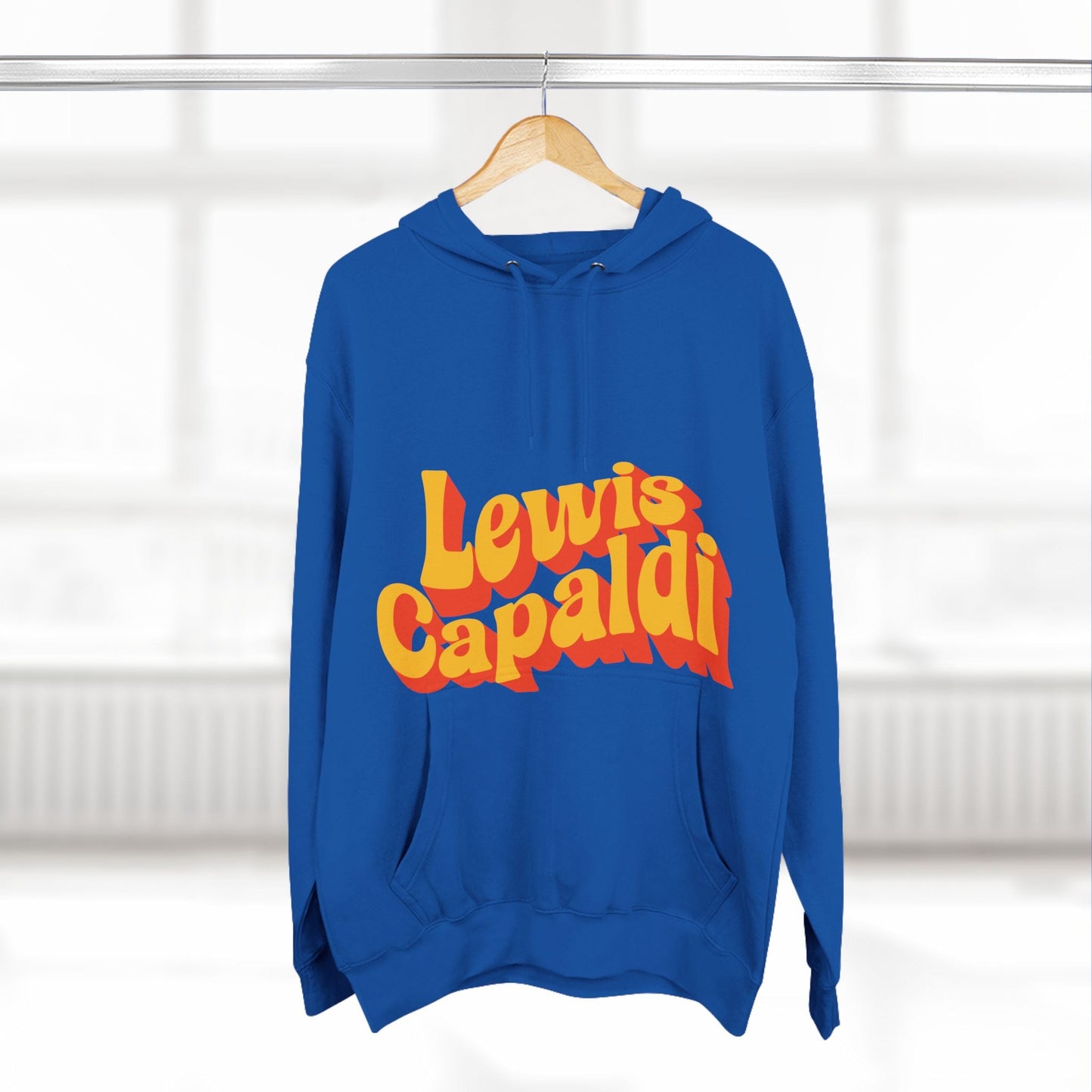 Lewis Capaldi Three-Panel Fleece Hoodie - Writing