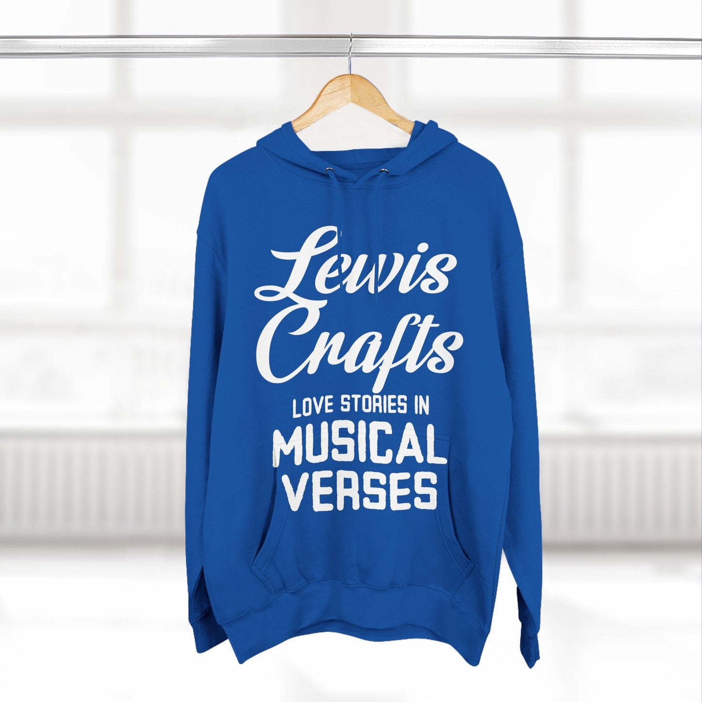 Lewis Capaldi Three-Panel Fleece Hoodie - Lewis crafts love Stories