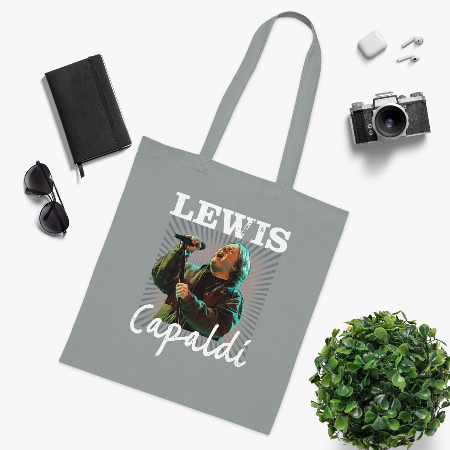 Lewis Capaldi Cotton Tote Bag - Graphic