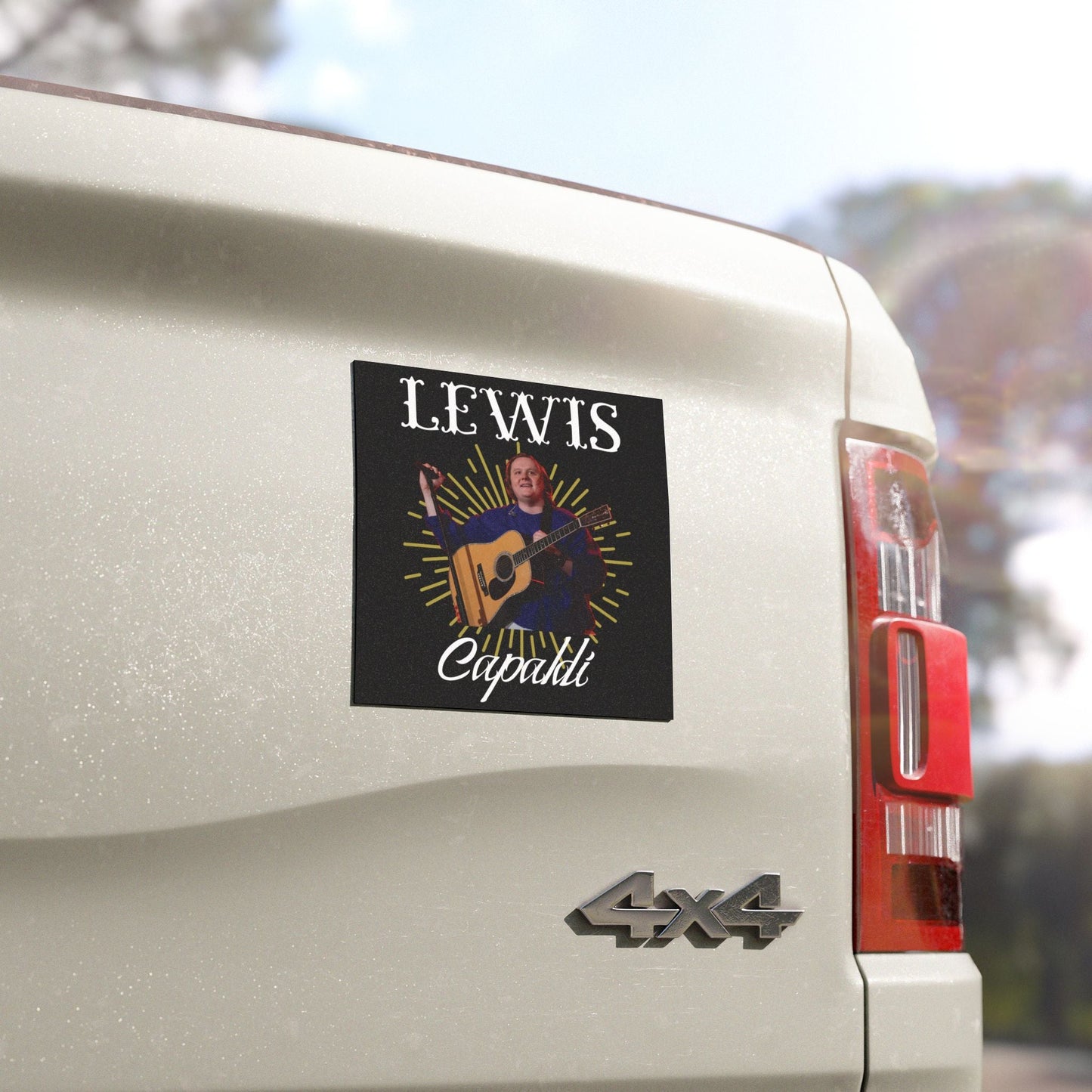 Lewis Capaldi Car Magnet - Graphic