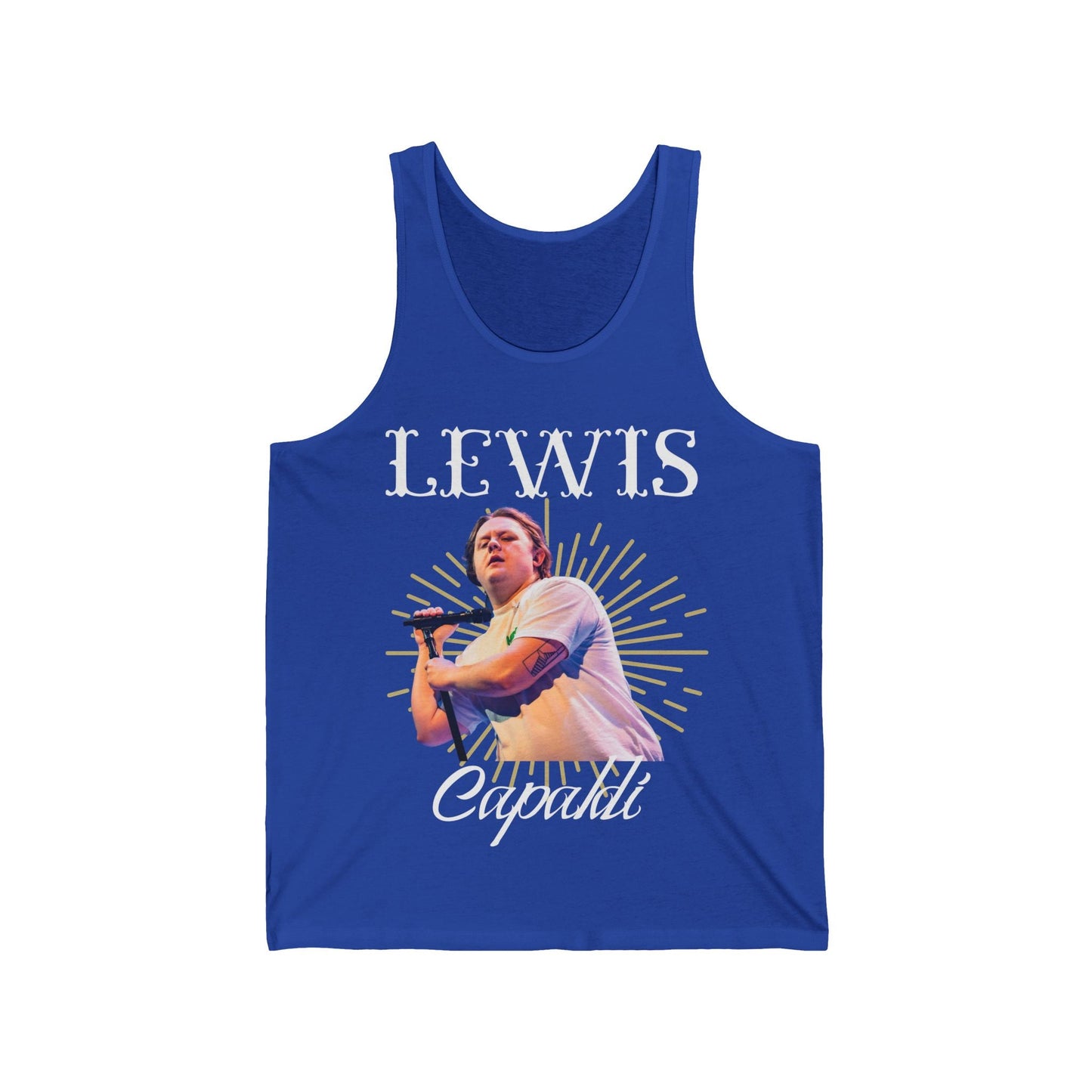 Lewis Capaldi Unisex Jersey Tank Top - Graphic