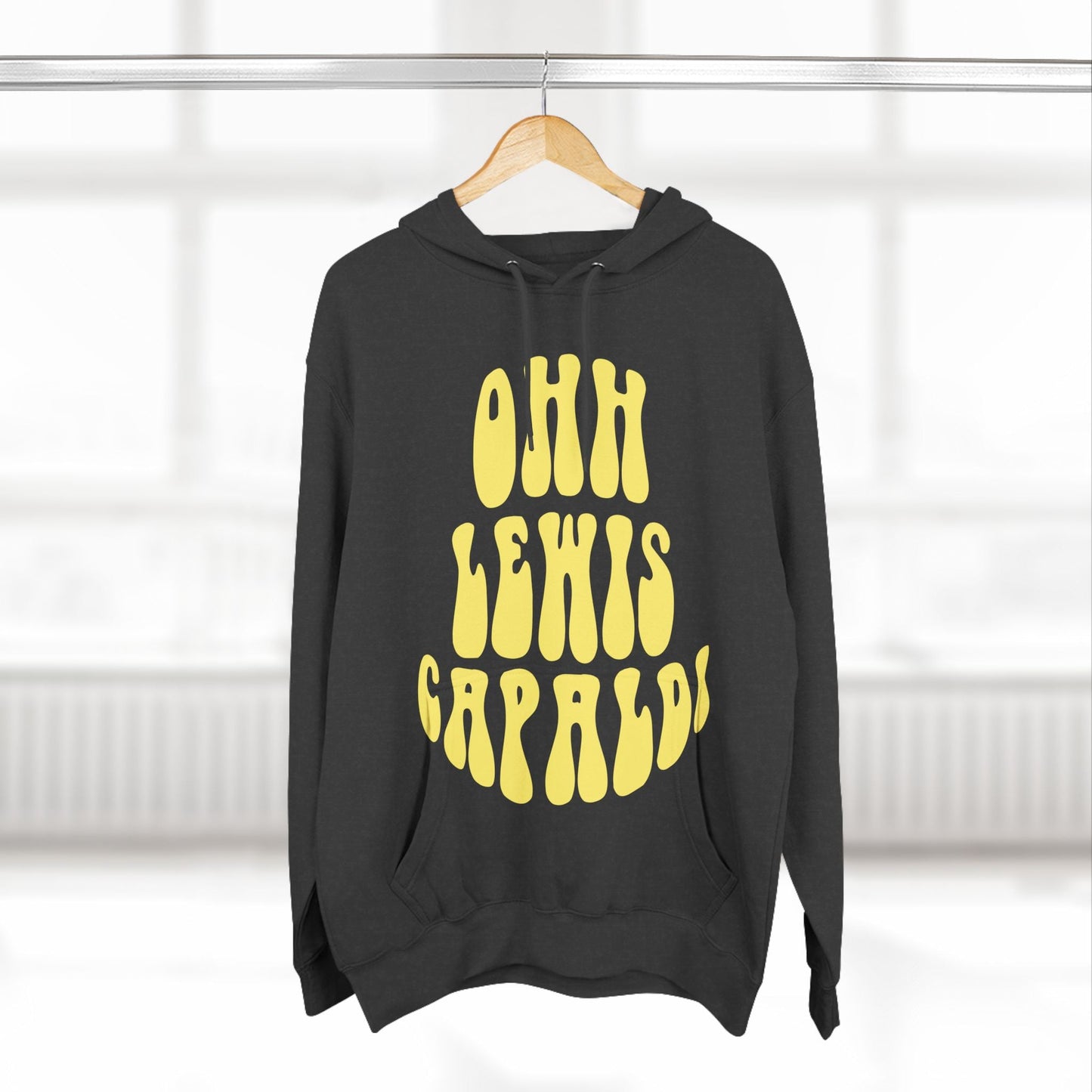 Lewis Capaldi Three-Panel Fleece Hoodie - Ooh Lewis Capaldi