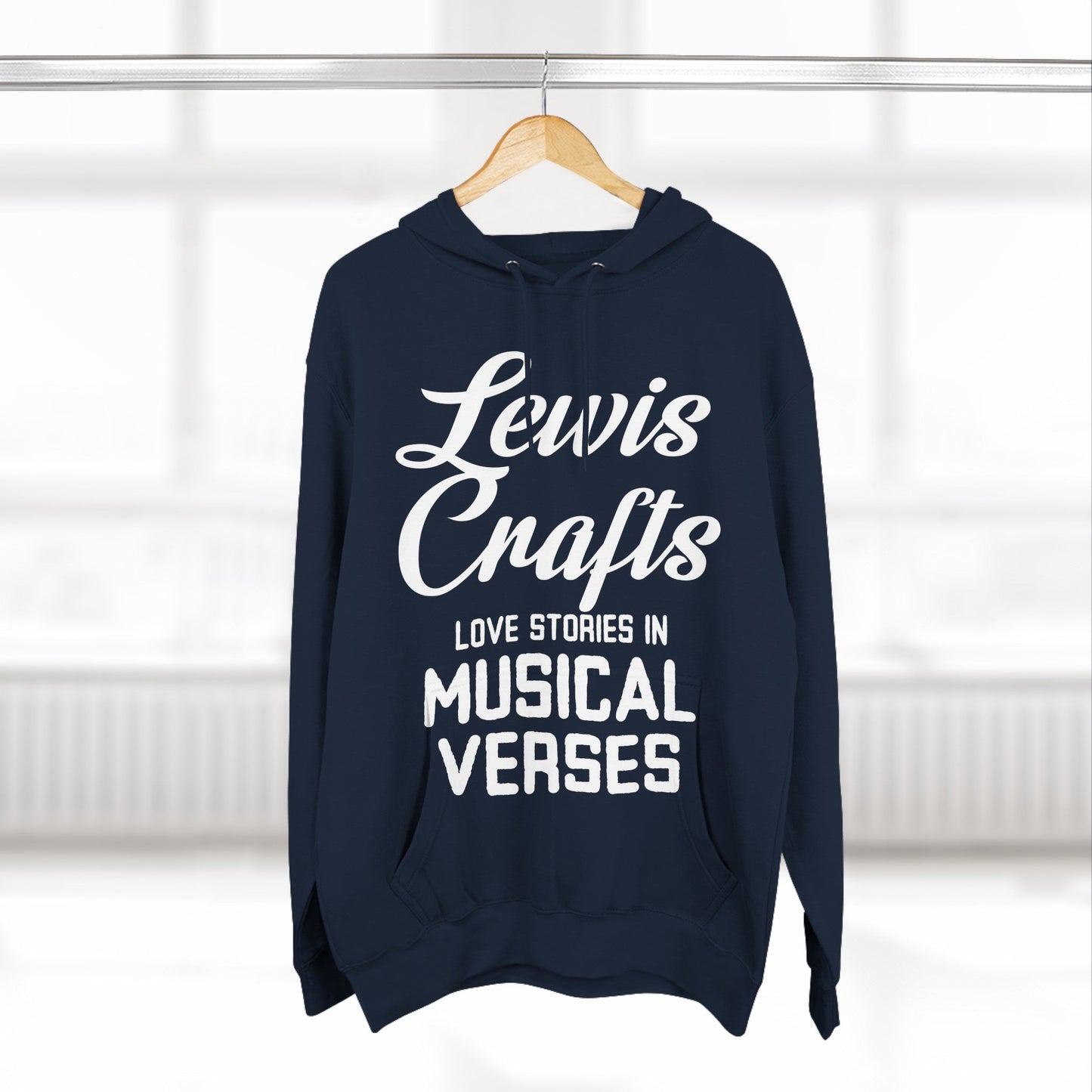 Lewis Capaldi Three-Panel Fleece Hoodie - Lewis crafts love Stories