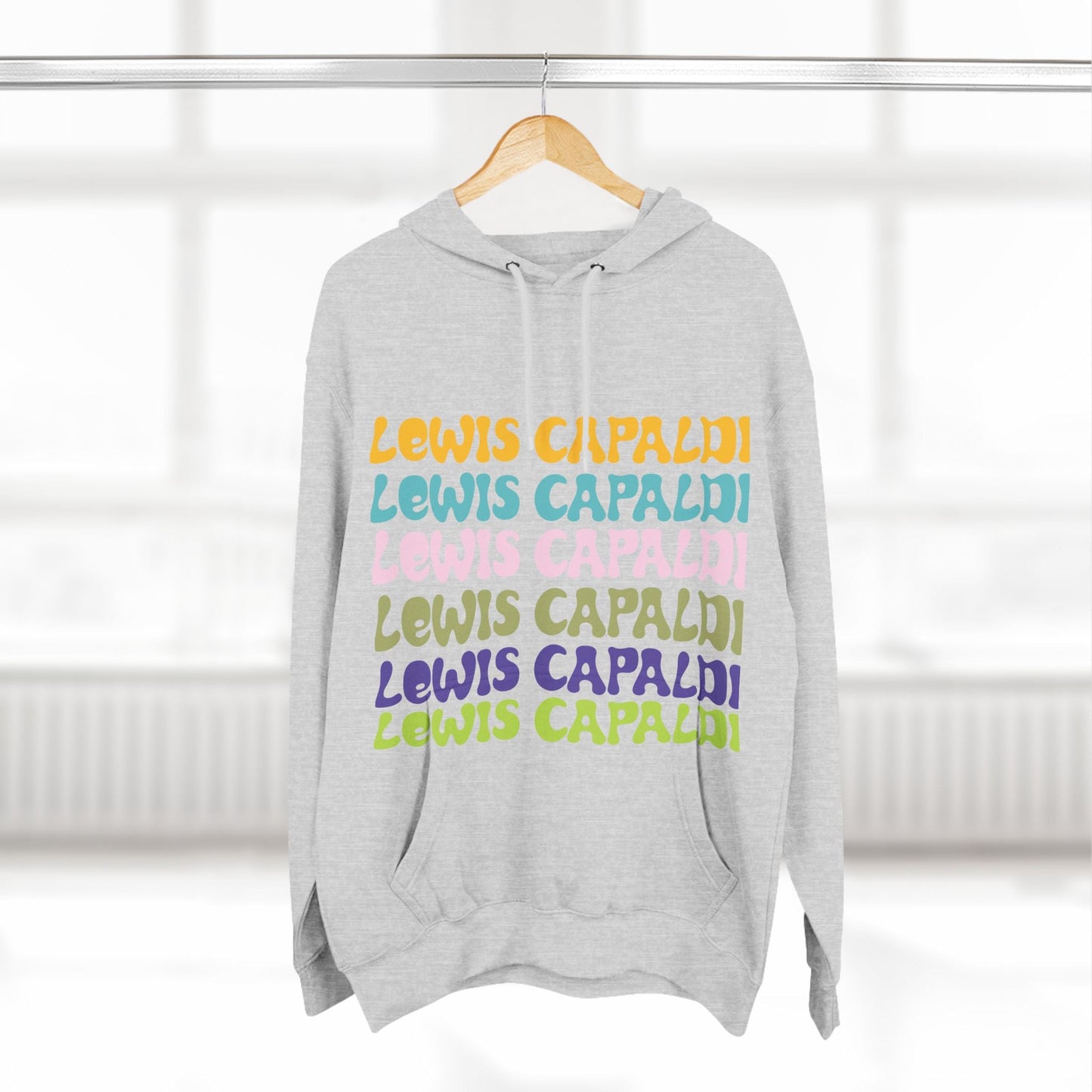 Lewis Capaldi Three-Panel Fleece Hoodie - Writing