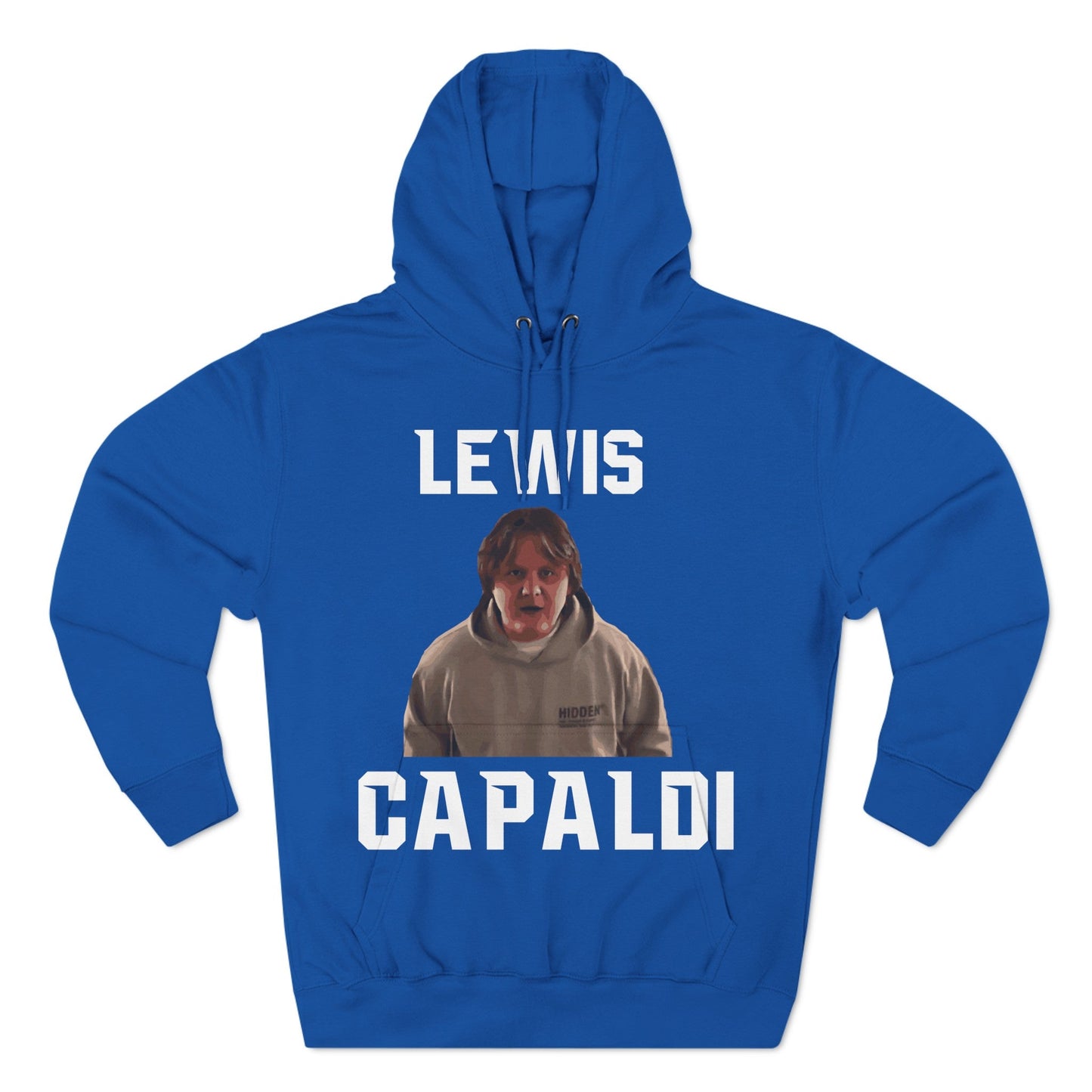 Lewis Capaldi Three-Panel Fleece Hoodie - Graphic