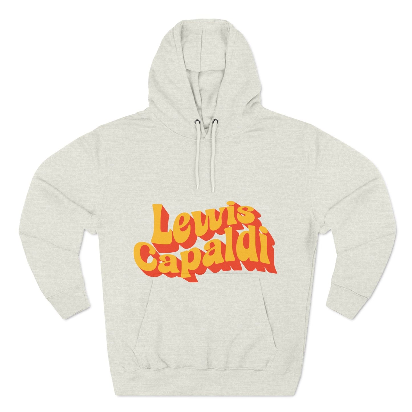 Lewis Capaldi Three-Panel Fleece Hoodie - Writing