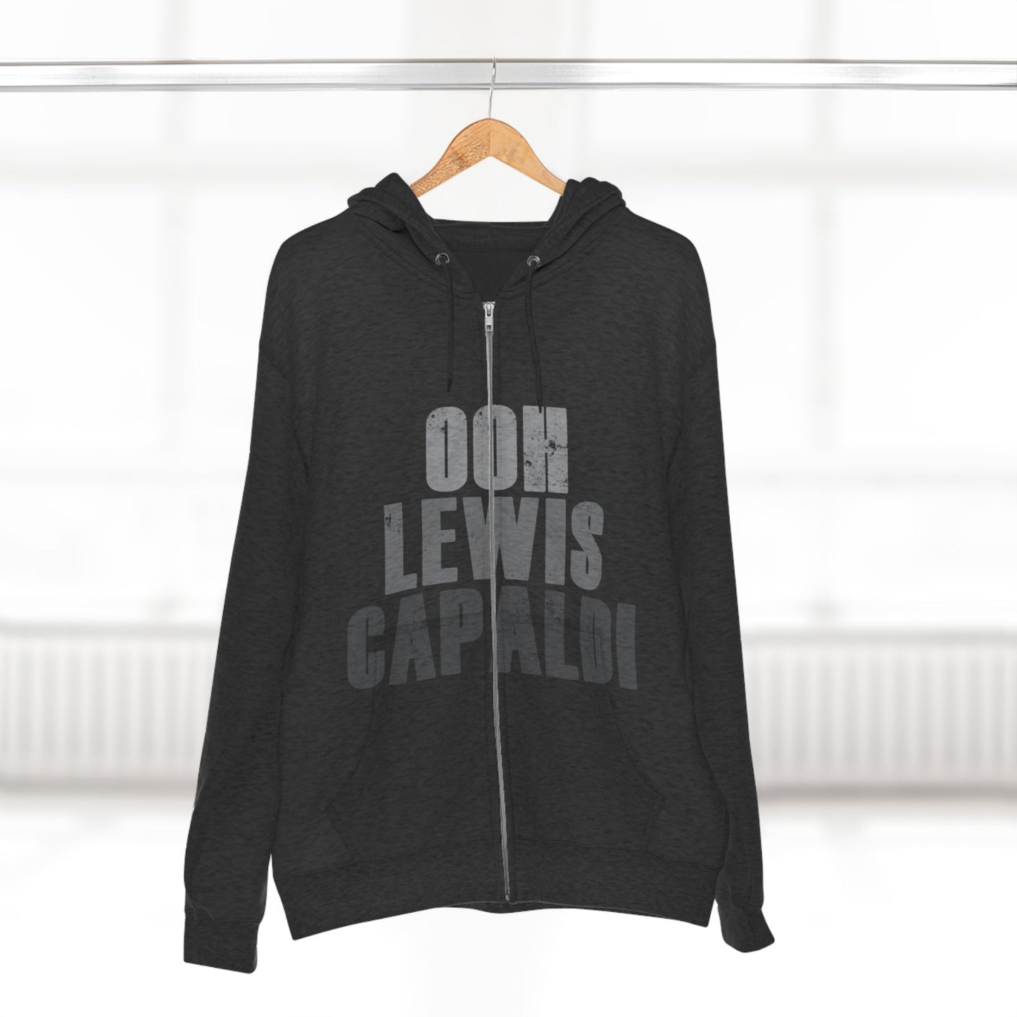 Lewis Capaldi Unisex Zip Hoodie - Ooh Lewis Capaldi