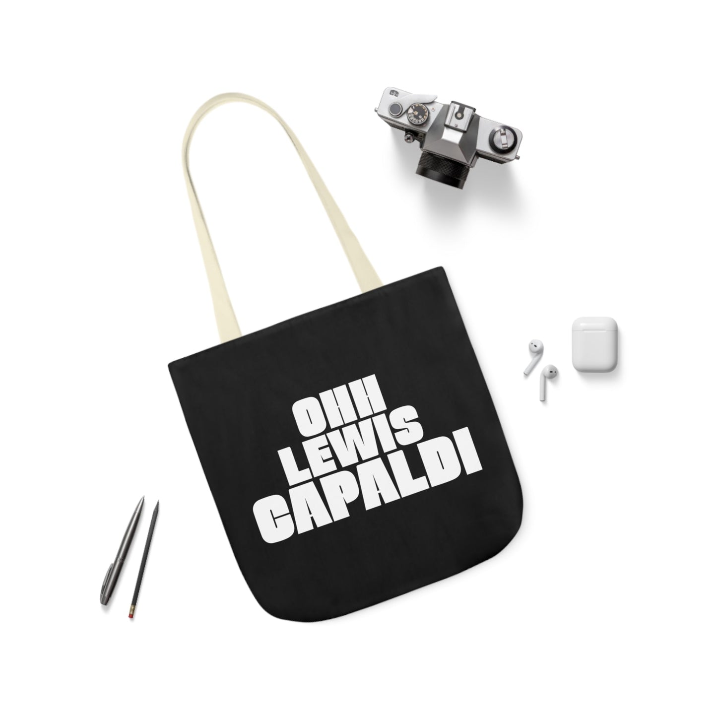 Lewis Capaldi Canvas Tote Bag - Ohh Lewis Capaldi