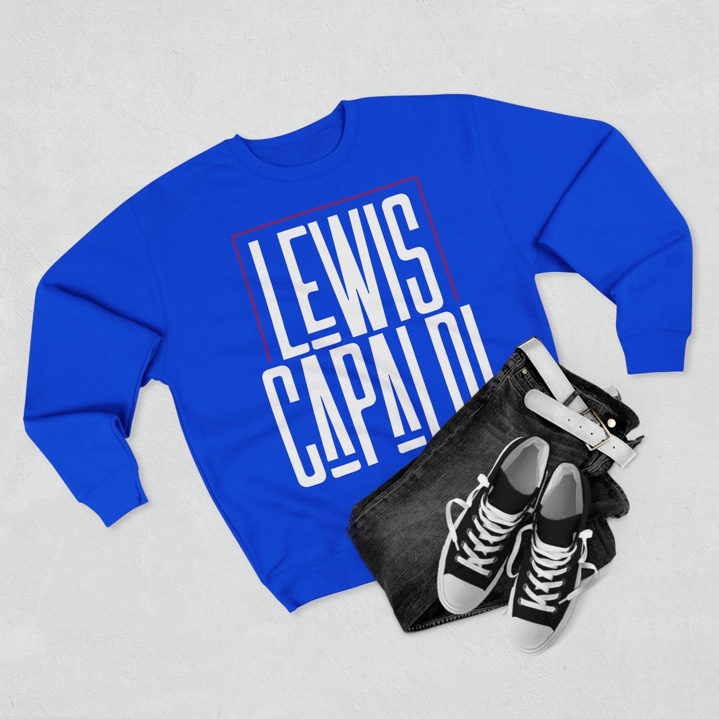 Lewis Capaldi Unisex Crewneck Sweatshirt - Writing