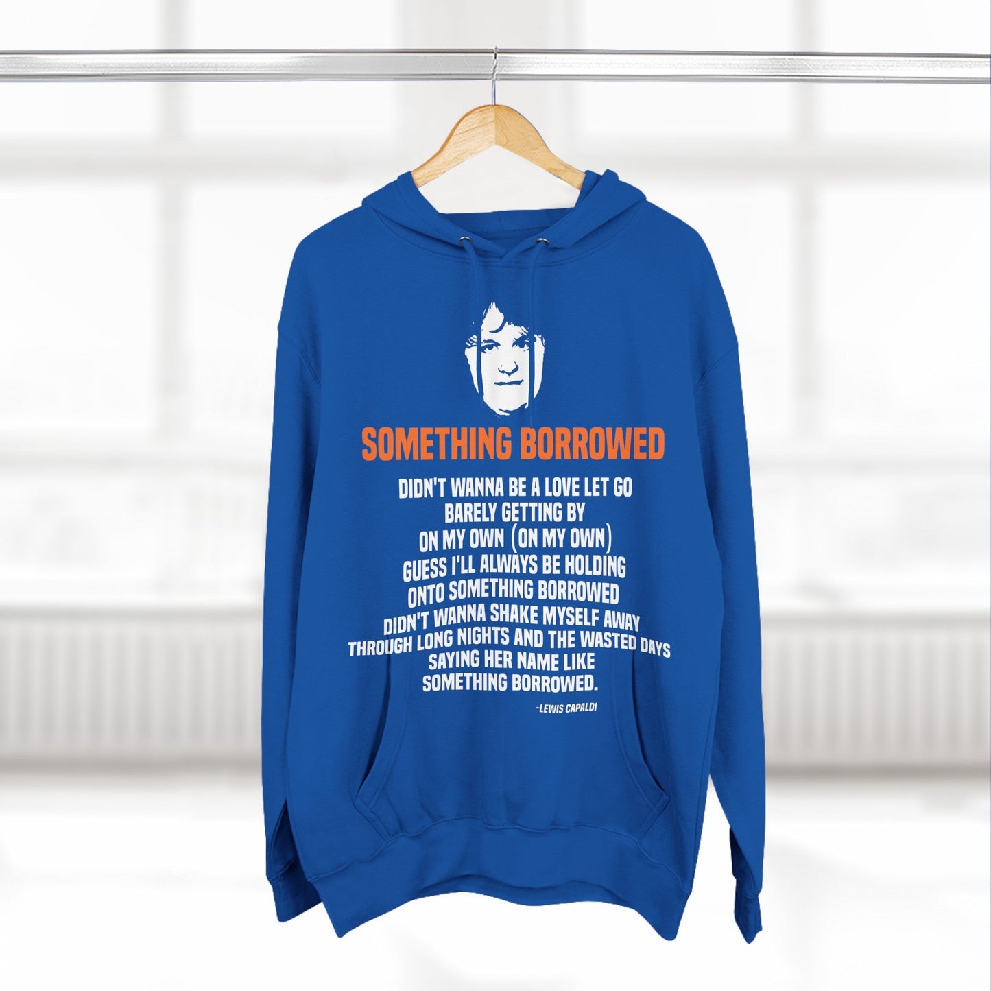 Lewis Capaldi Three-Panel Fleece Hoodie - Something Borrowed