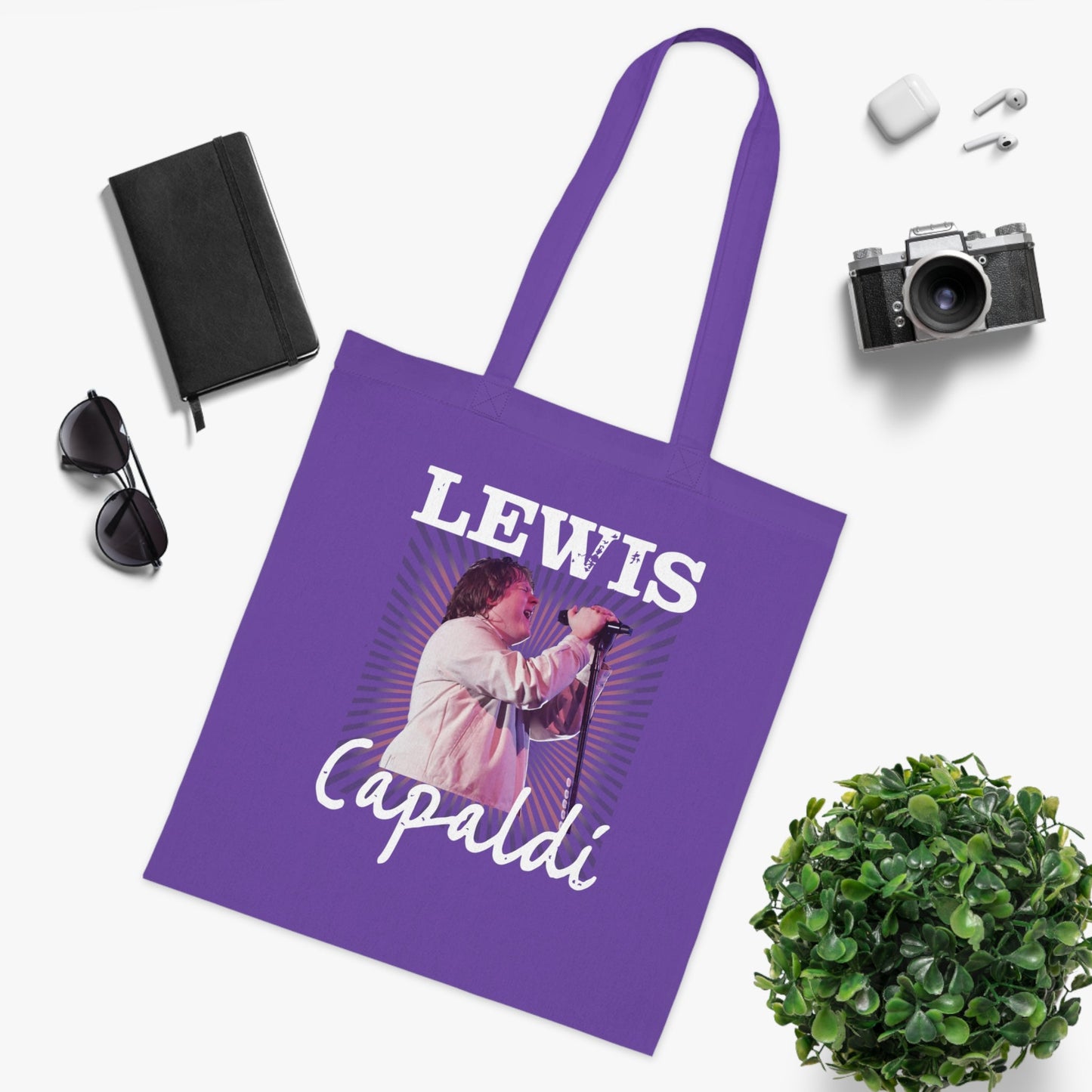 Lewis Capaldi Cotton Tote Bag - Graphic