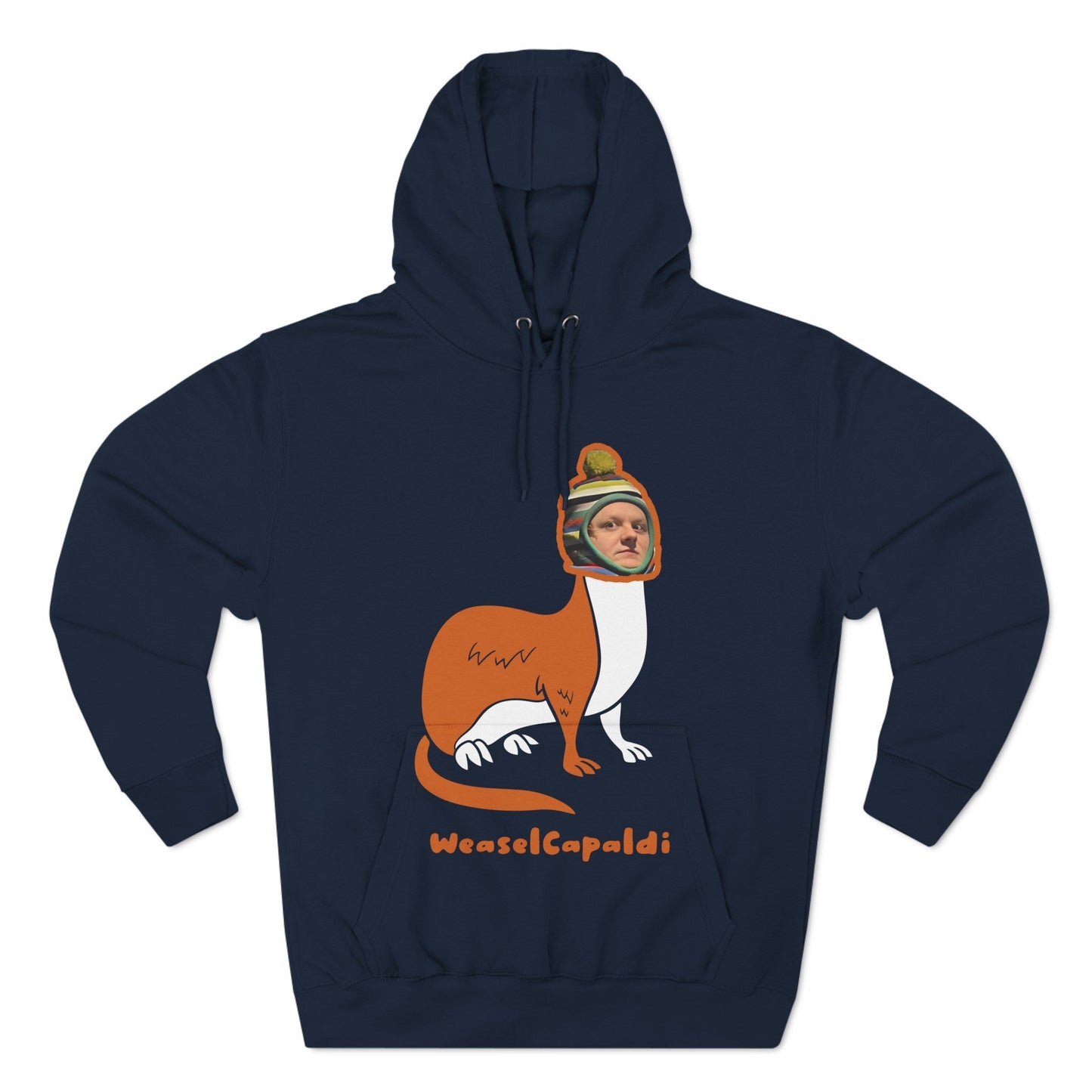 Lewis Capaldi Three-Panel Fleece Hoodie - Weasel Capaldi