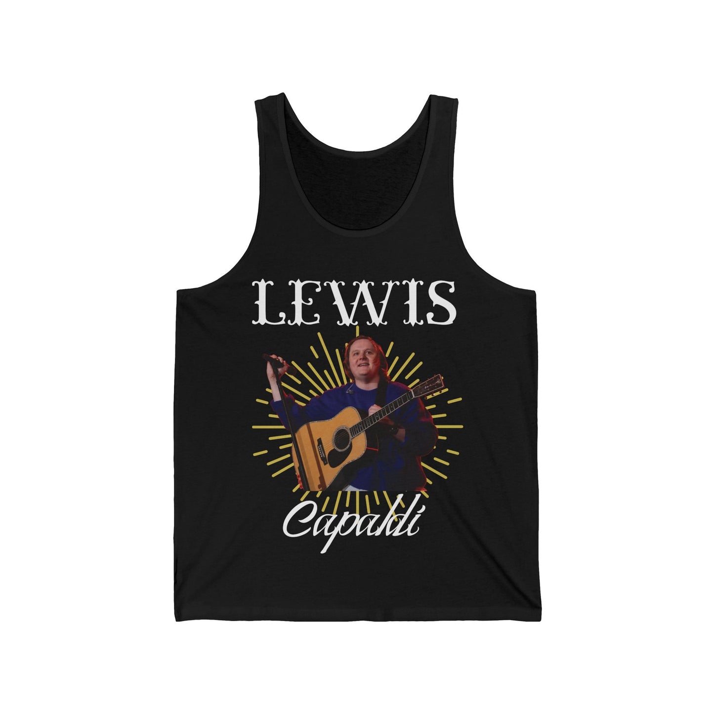 Lewis Capaldi Unisex Jersey Tank Top - Graphic