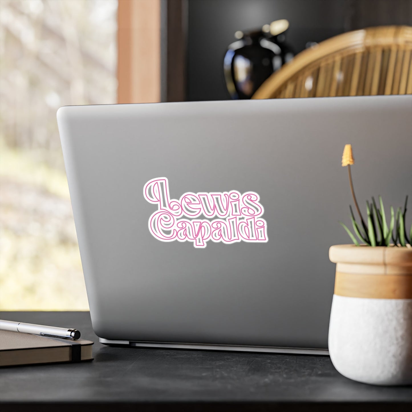 Lewis Capaldi Kiss-Cut Vinyl Stickers - Writing