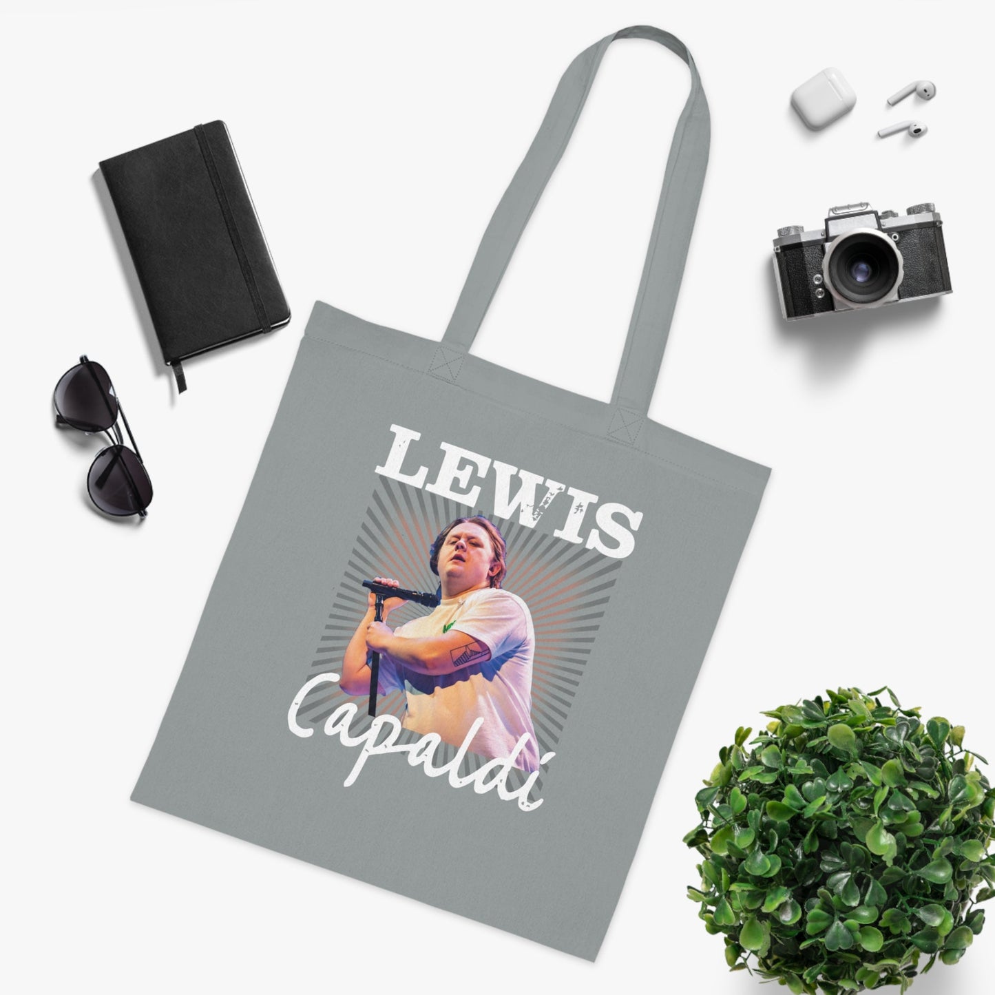 Lewis Capaldi Cotton Tote Bag - Graphic